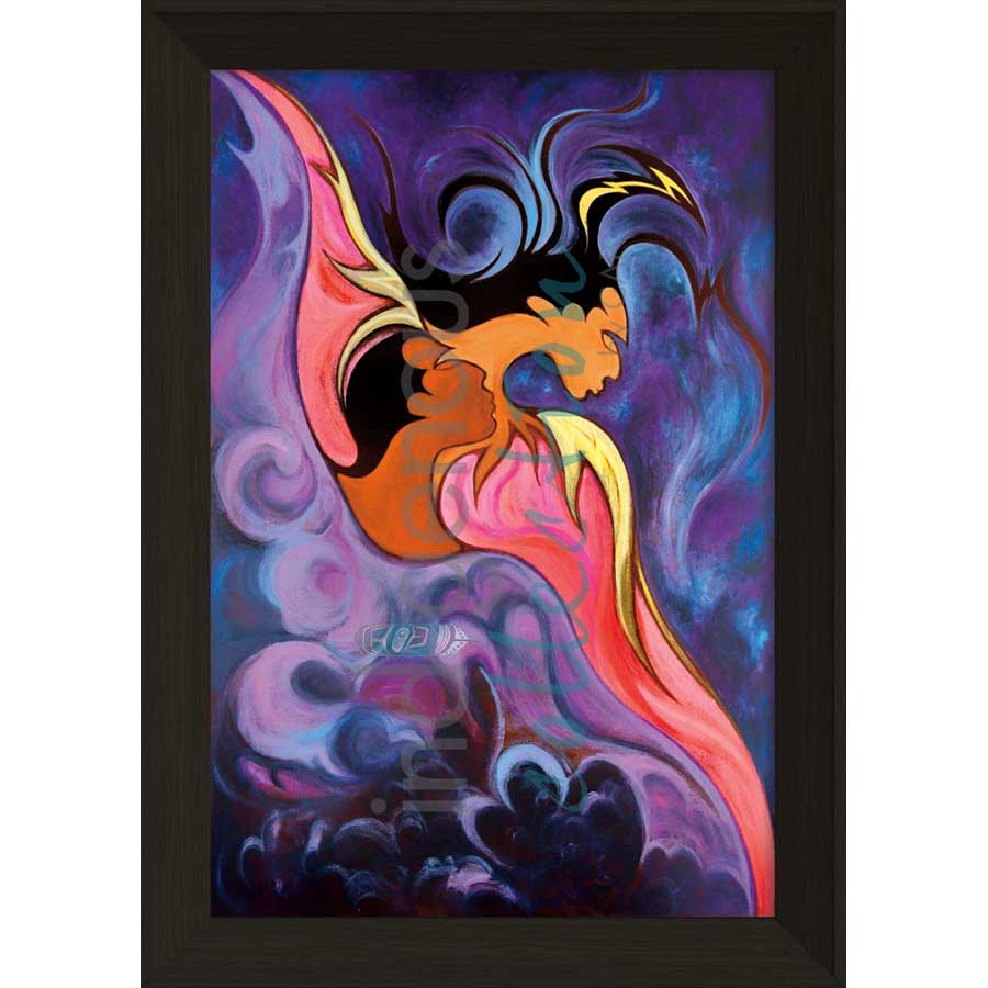 Thunder and Lightning by artist Maxine Noel - Santee Oglala Sioux. Indigenous Collection