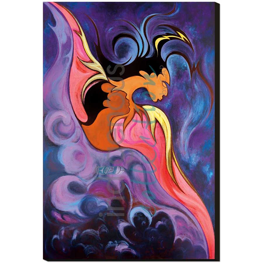 Thunder and Lightning by artist Maxine Noel - Santee Oglala Sioux. Indigenous Collection