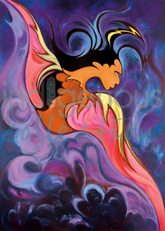 Thunder and Lightning by artist Maxine Noel