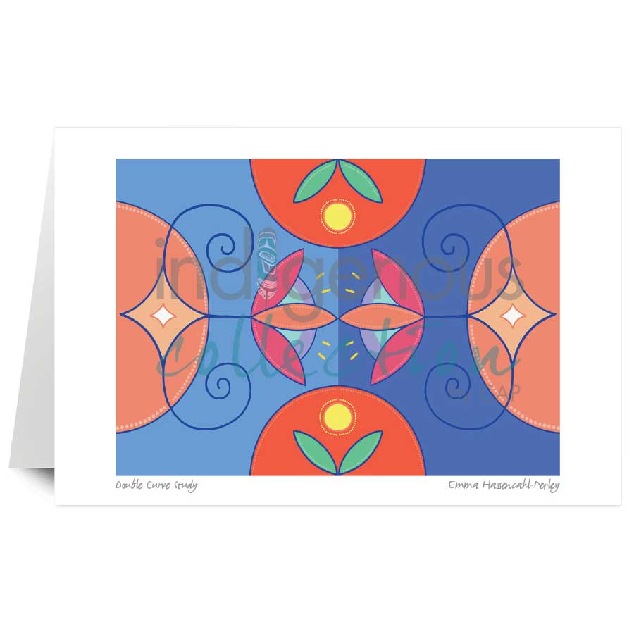 Double Curve Study by artist Emma Hassencahl-Perley