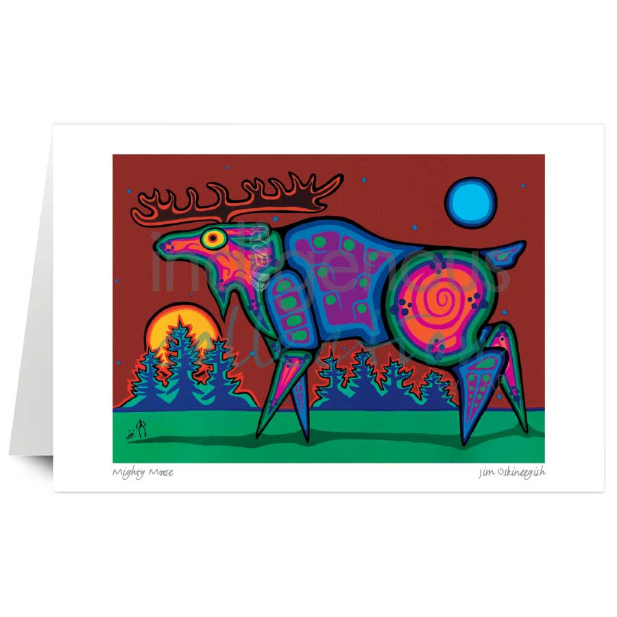 Mighty Moose by artist Jim Oskineegish