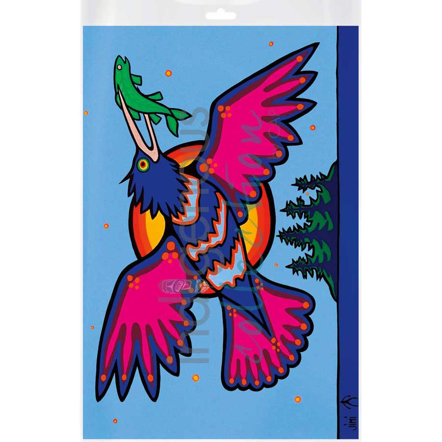 Ogiishkimanisii by artist Jim Oskineegish - Ojibway. Indigenous Collection
