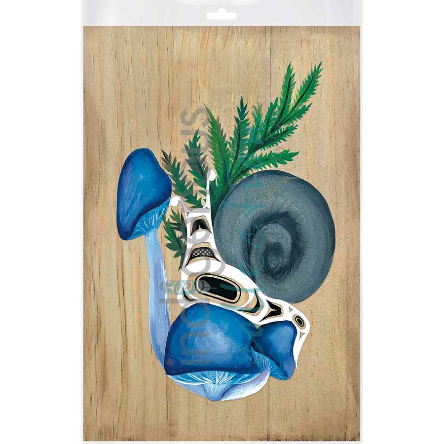 Forest Snail with Ghost food by artist Carmen Redunante - Nisga'a. Indigenous Collection