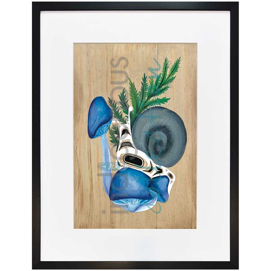 Forest Snail with Ghost food by artist Carmen Redunante - Nisga'a. Indigenous Collection
