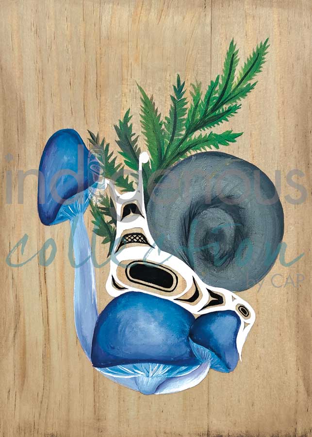 Forest Snail with Ghost food by artist Carmen Redunante