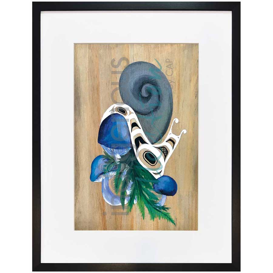 Endangered Forest Spirit by artist Carmen Redunante - Nisga'a. Indigenous Collection