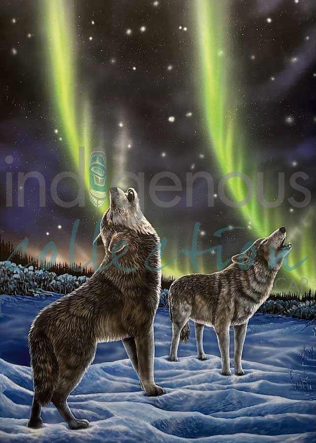The Howling Pair by artist Ronnie Simon