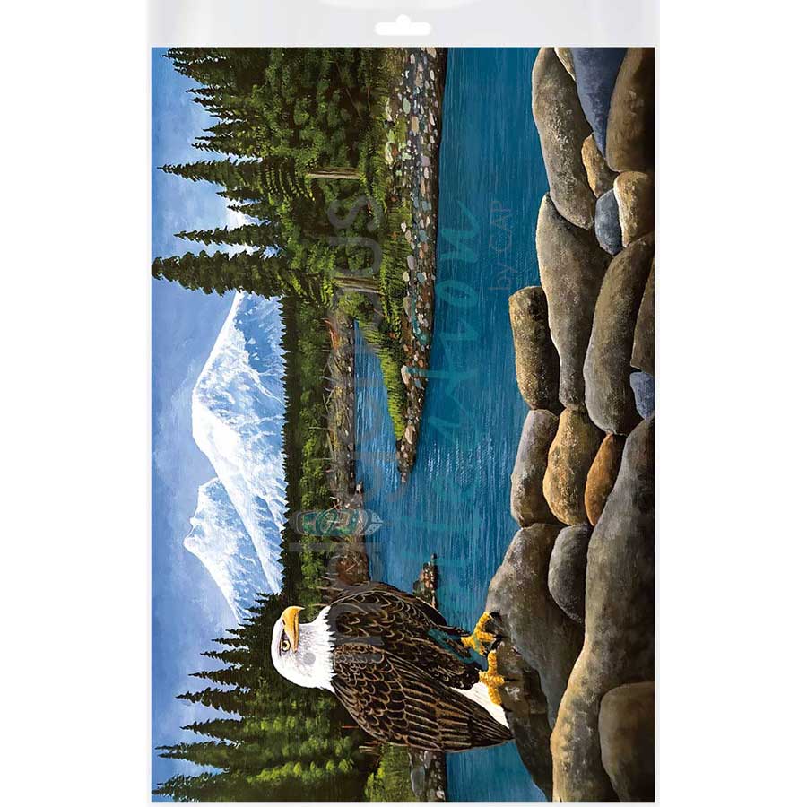 Mountain View by artist Ronnie Simon - Gwich'in. Indigenous Collection