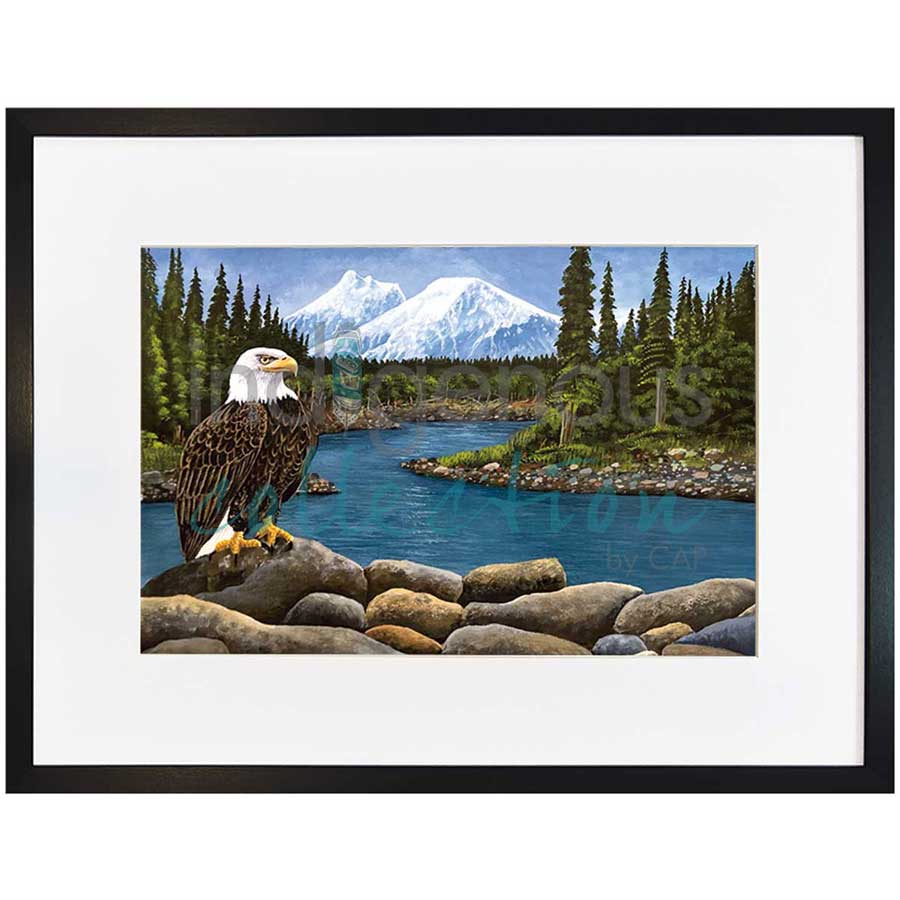 Mountain View by artist Ronnie Simon - Gwich'in. Indigenous Collection