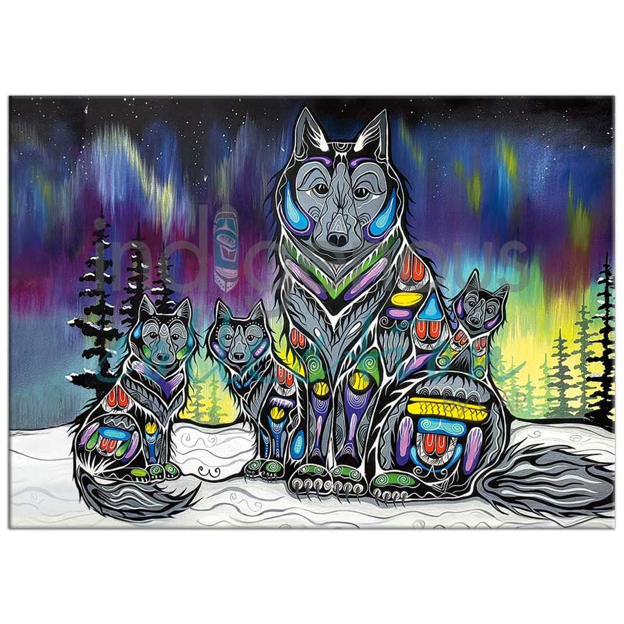 Guided by the Northern Light Magnet by artist Jessica Somers. Indigenous Collection.
