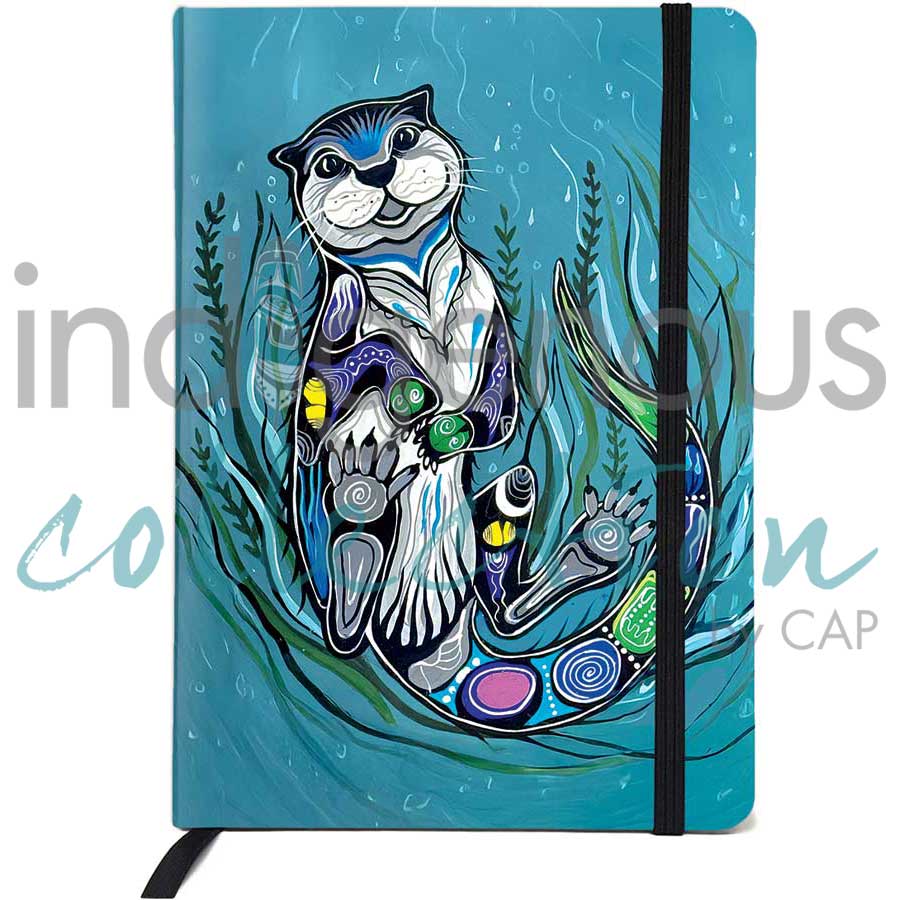 Splash of Happiness Journal by artist Jessica Somers - Odanak Abenaki. Indigenous Collection