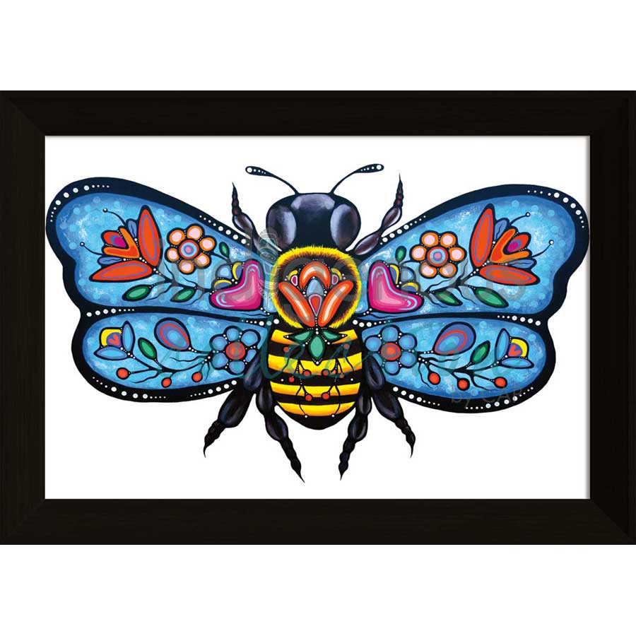 Bumble Bee by artist Jackie Traverse - Anishinaabe. Indigenous Collection