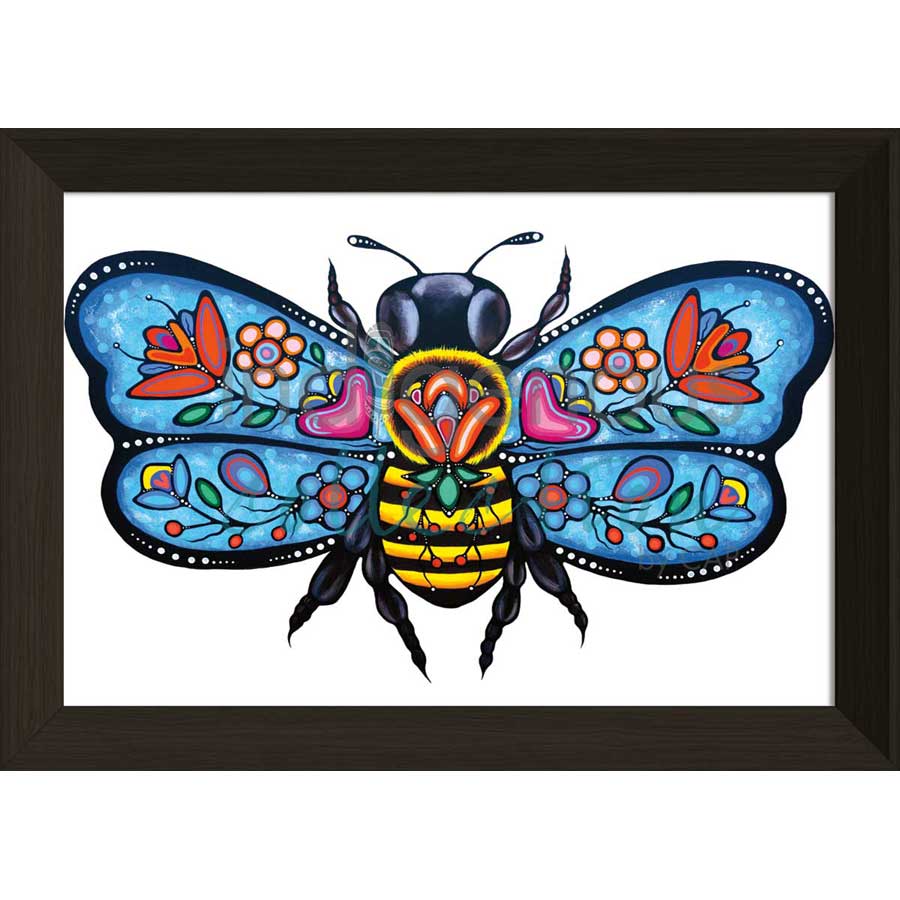 Bumble Bee by artist Jackie Traverse - Anishinaabe. Indigenous Collection