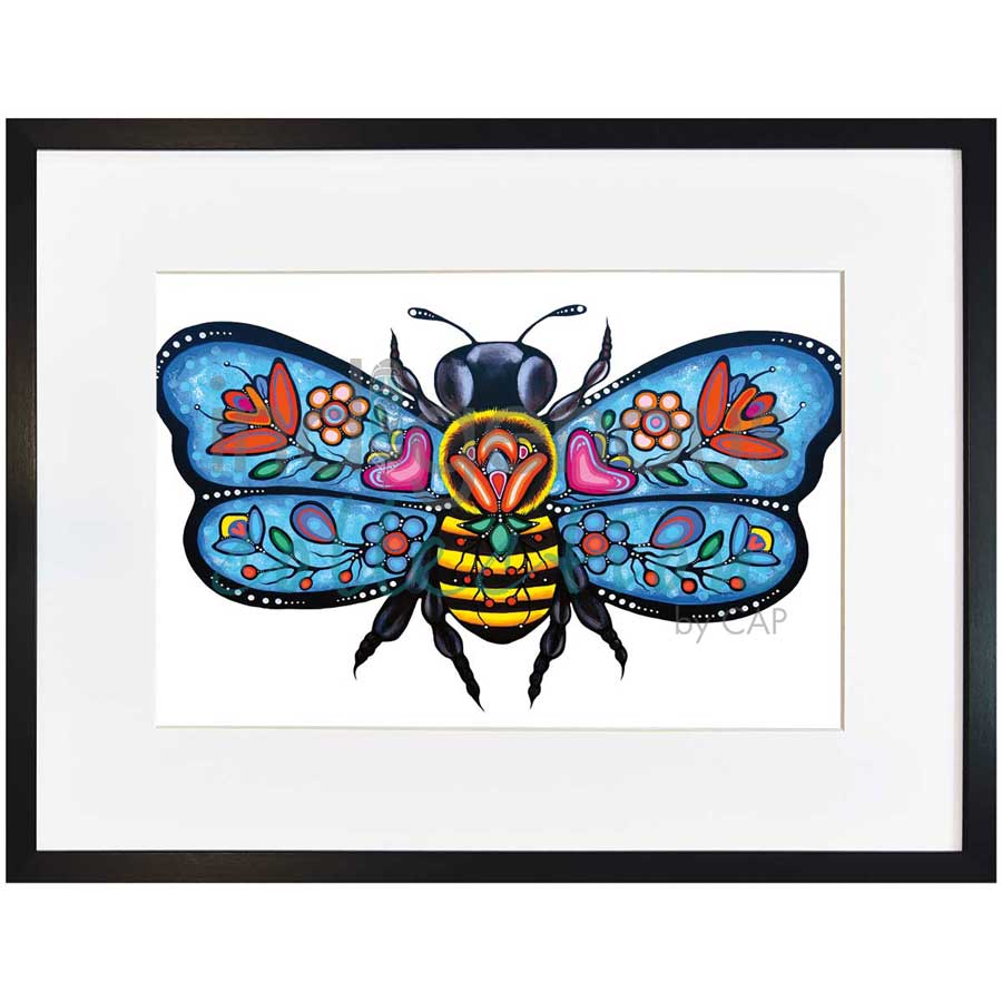 Bumble Bee by artist Jackie Traverse - Anishinaabe. Indigenous Collection
