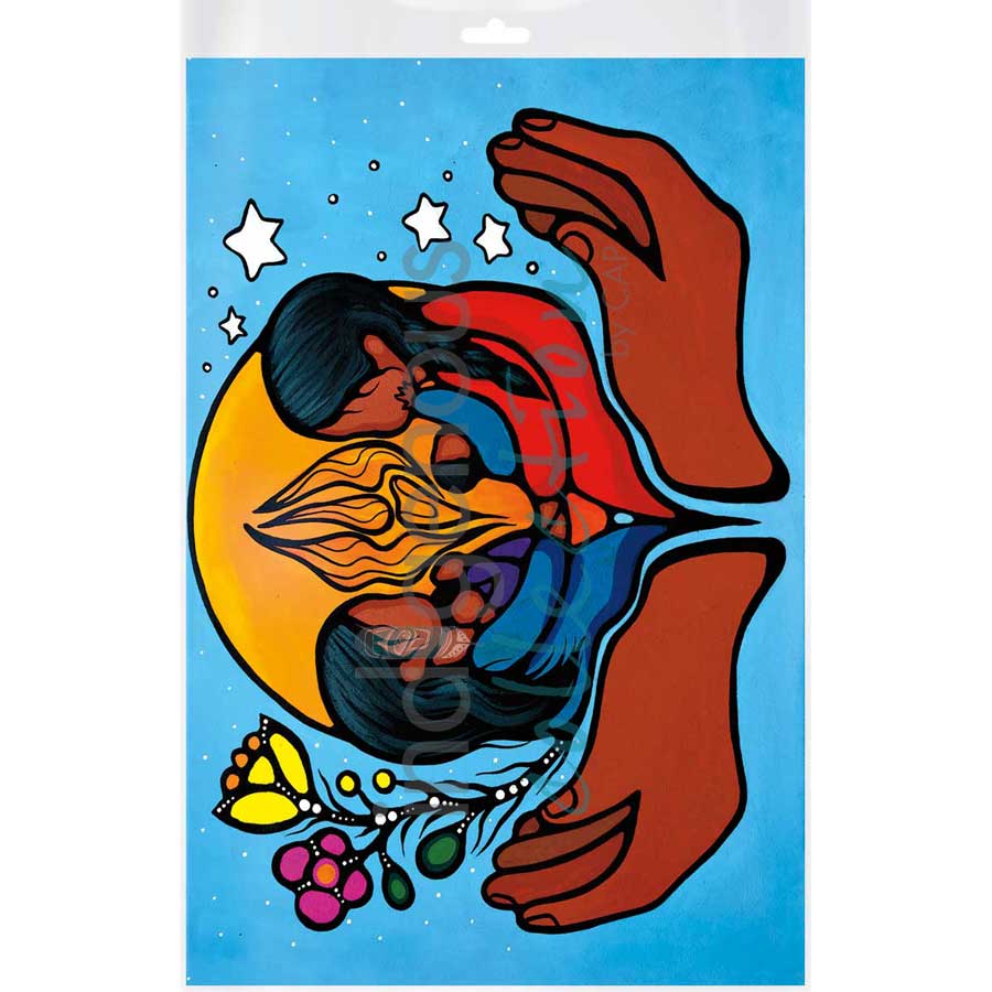 Healing Together by artist Jackie Traverse - Anishinaabe. Indigenous Collection