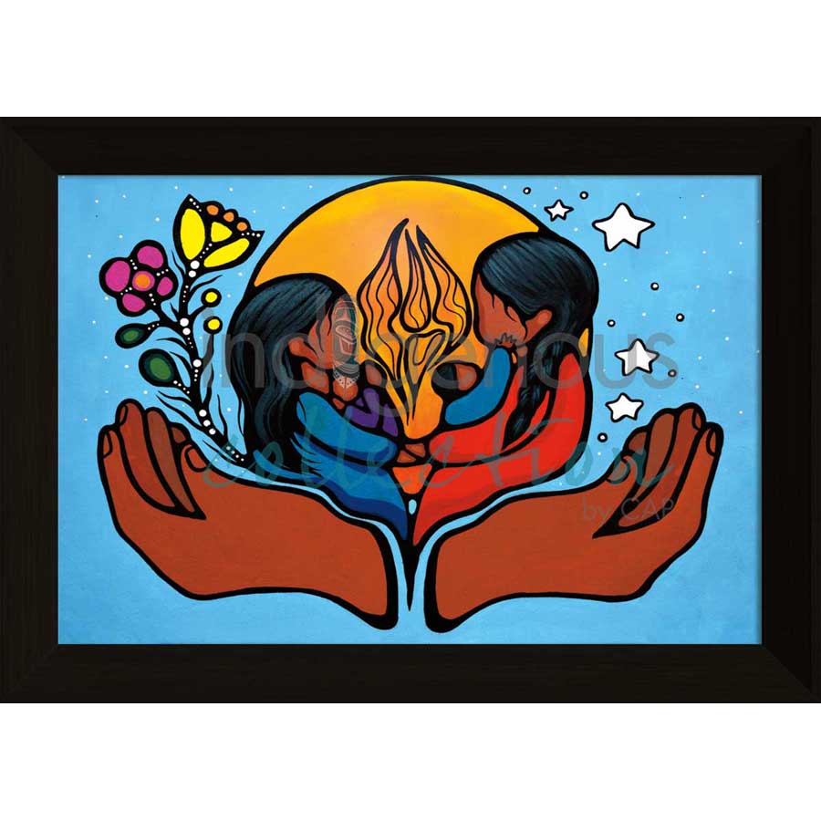 Healing Together by artist Jackie Traverse - Anishinaabe. Indigenous Collection