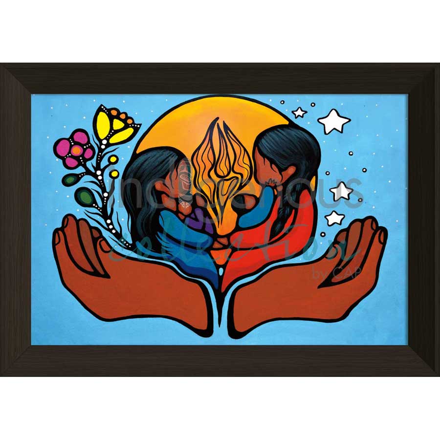 Healing Together by artist Jackie Traverse - Anishinaabe. Indigenous Collection