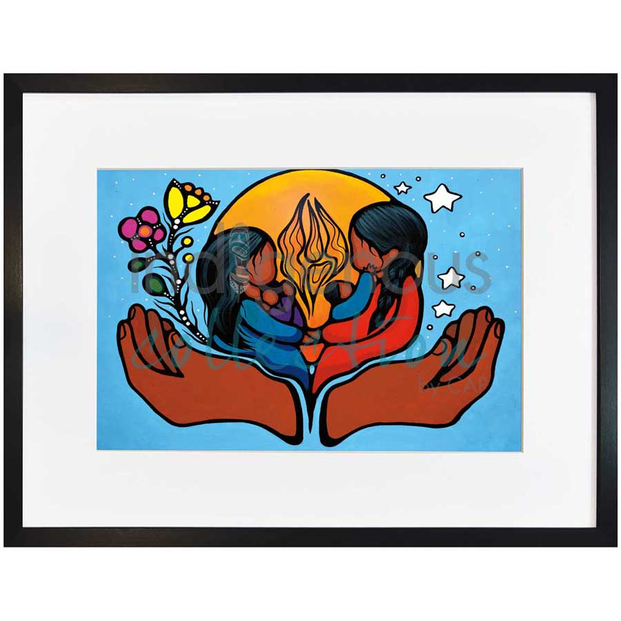 Healing Together by artist Jackie Traverse - Anishinaabe. Indigenous Collection