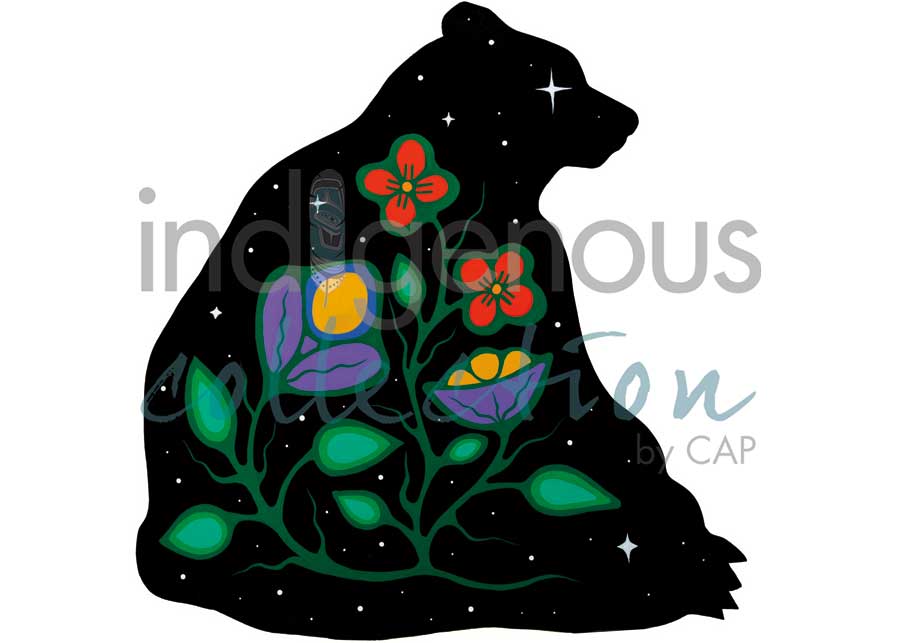 Seven Sacred Teachings II - Bravery by artist Jackie Traverse