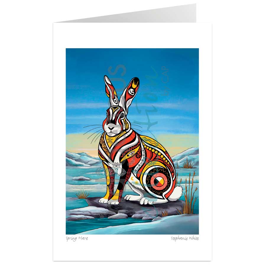 Spirit Spring Hare by artist Stephanie White