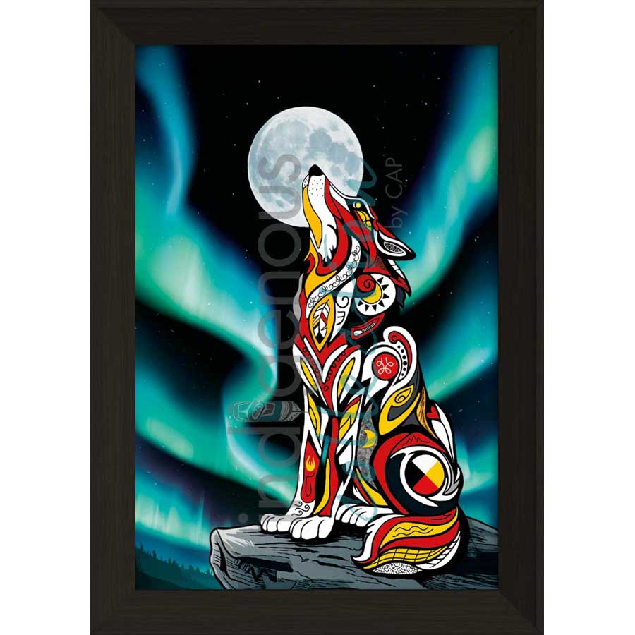 Spirit Wolf II by artist Stephanie White - Mi'kmaq. Indigenous Collection