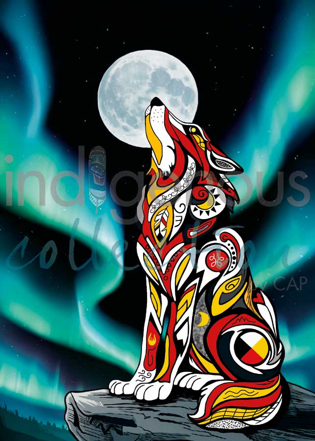 Spirit Wolf II by artist Stephanie White