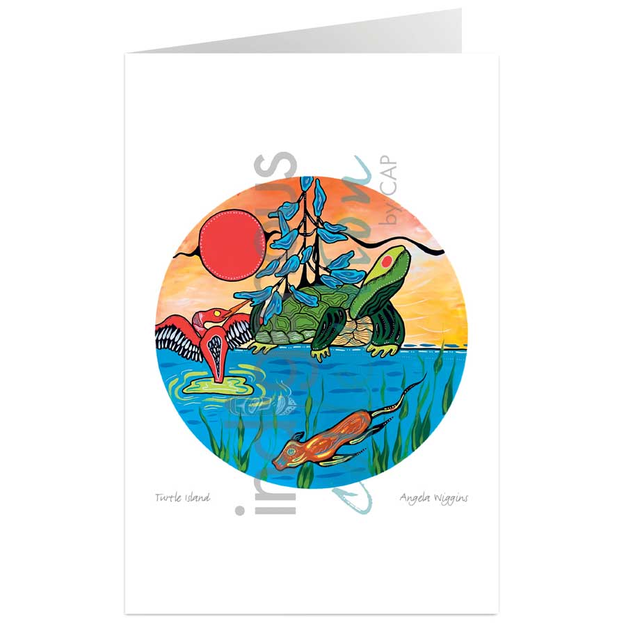 Turtle Island by artist Angela Wiggins