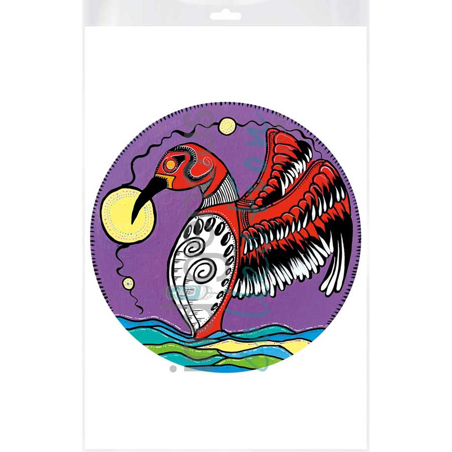 Morning Echoes by artist Angela Wiggins - Anishinaabe. Indigenous Collection