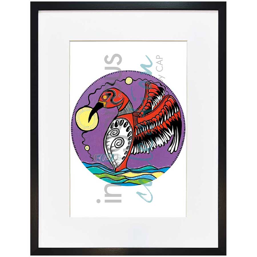 Morning Echoes by artist Angela Wiggins - Anishinaabe. Indigenous Collection