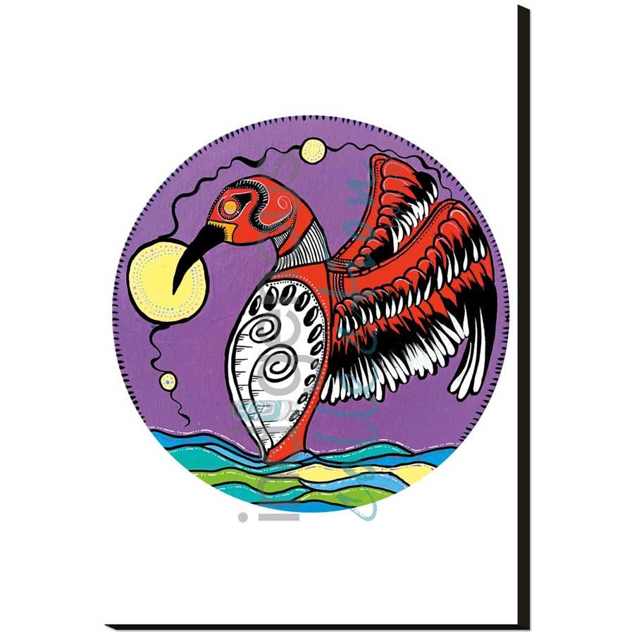 Morning Echoes by artist Angela Wiggins - Anishinaabe. Indigenous Collection