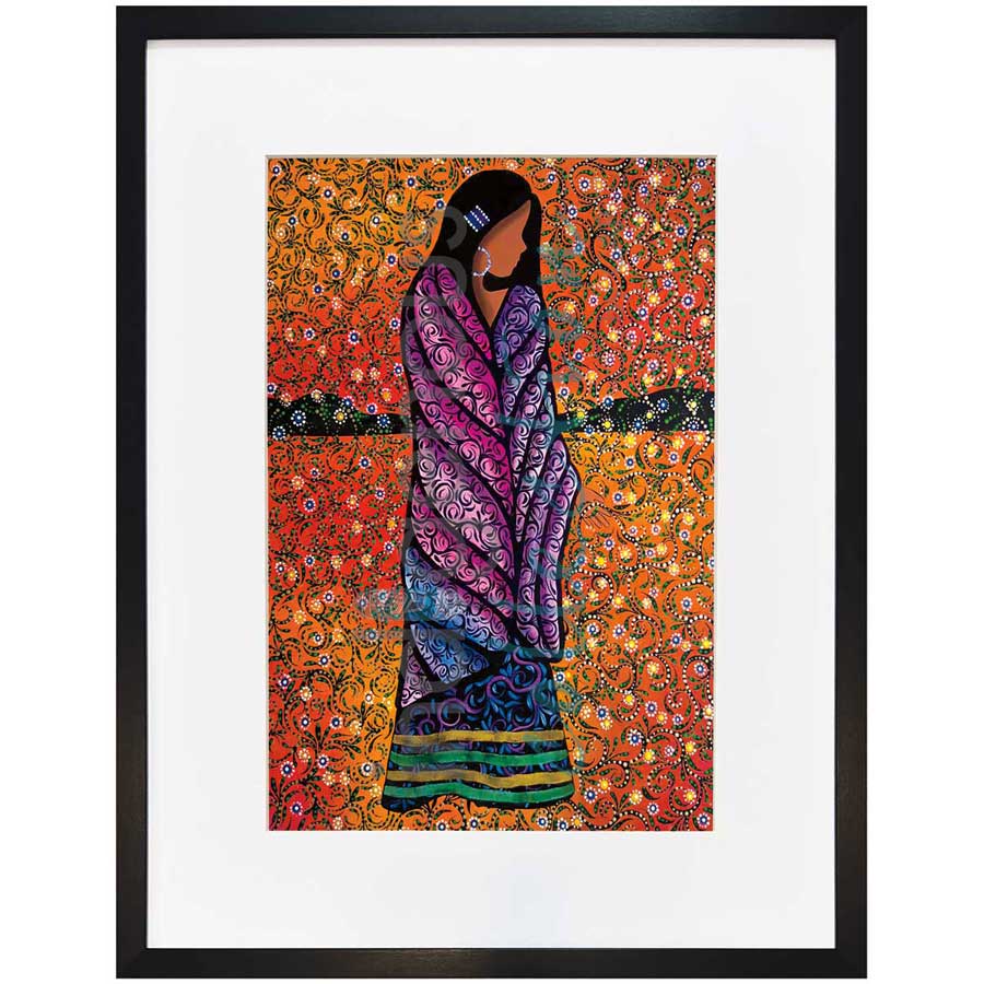 Inspiration II by artist Betty Albert - Cree. Indigenous Collection