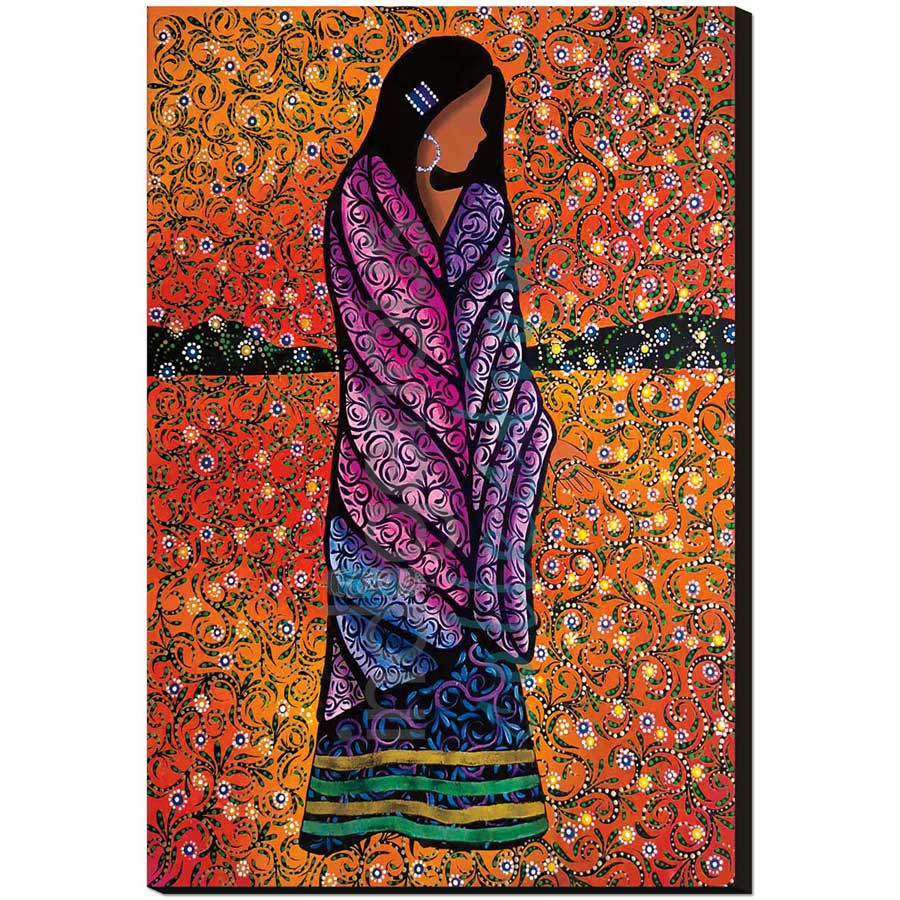 Inspiration II by artist Betty Albert - Cree. Indigenous Collection