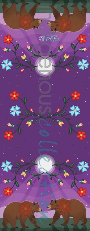 Bears Eco Scarf by artist Lisa Berry
