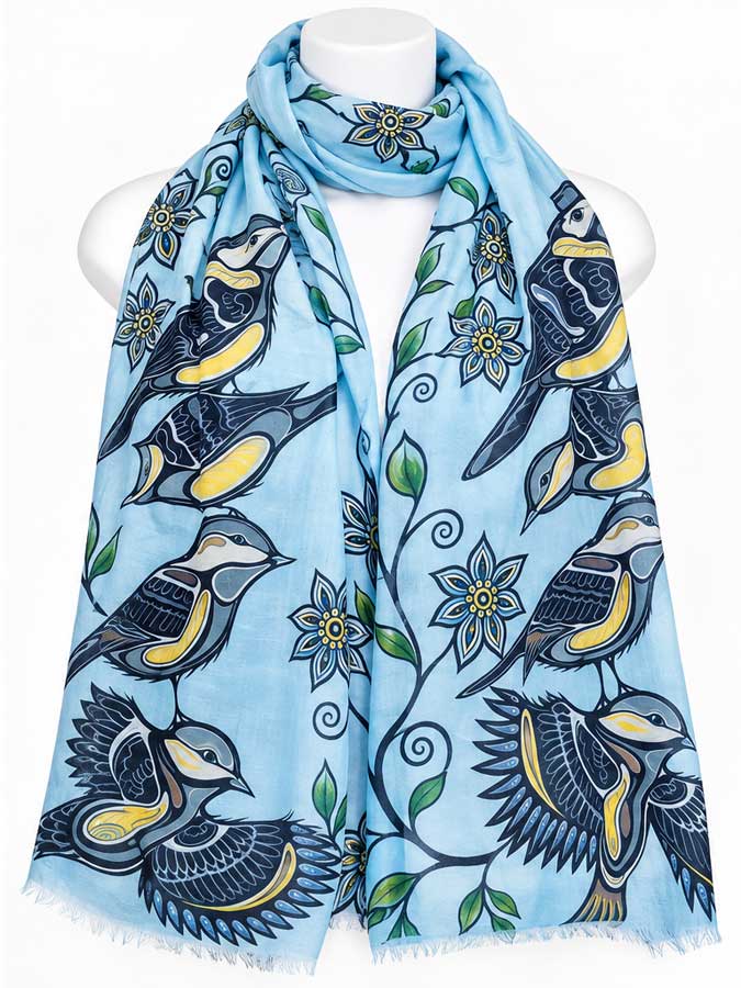 Power of Four Eco Scarf by artist Jessica Somers