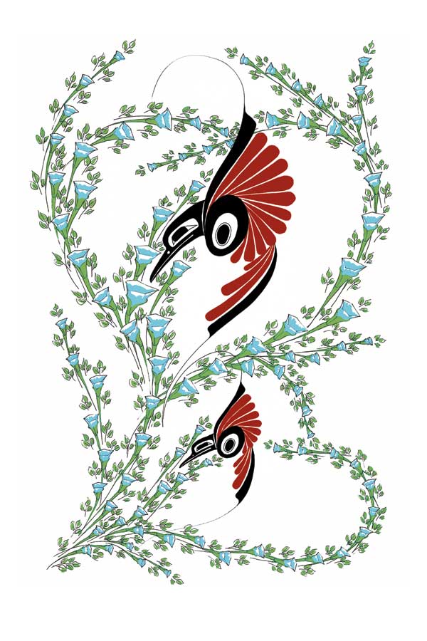 Hummingbirds by artist Danny Dennis