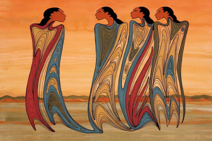 Spirits of the Earth by artist Maxine Noel