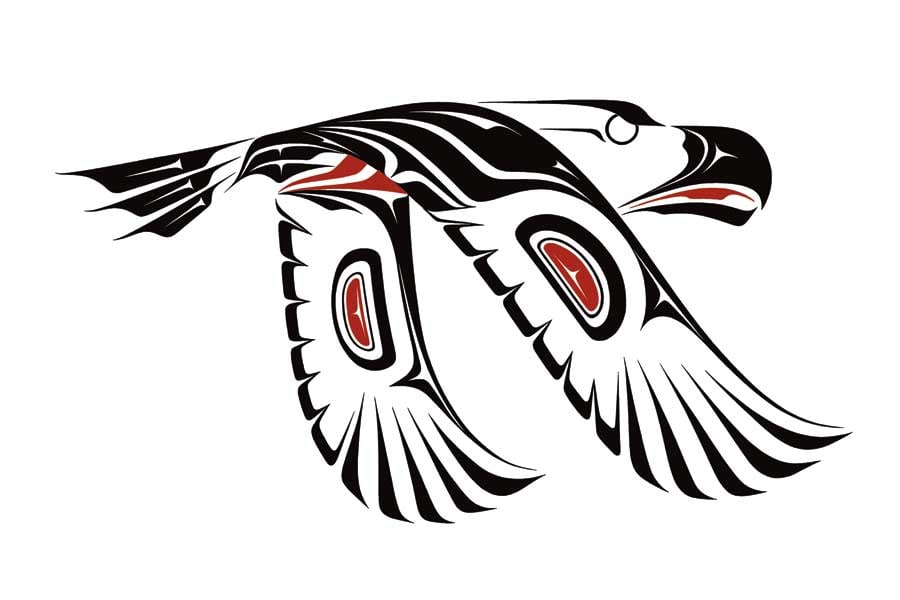 Eagle in Flight by artist Carl Stromquist