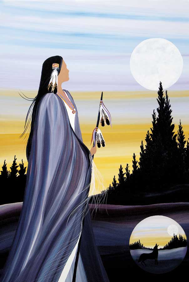 Spirit of the Wolf by artist Betty Albert
