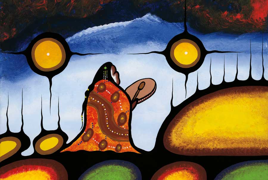 Giving Thanks by artist Frank Polson