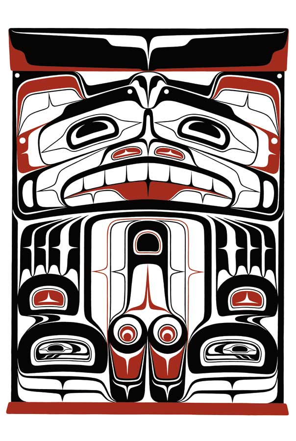 Black Bear Box Design by artist Carl Stromquist