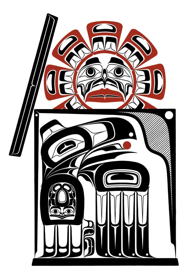 Raven Stealing the Sun by artist Carl Stromquist