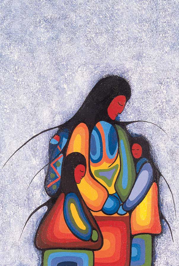 Winter Mother by artist Cecil Youngfox