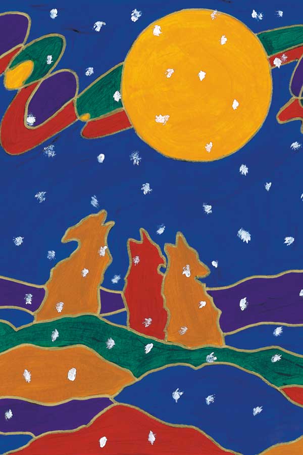 Full Moon by artist Dawn Oman