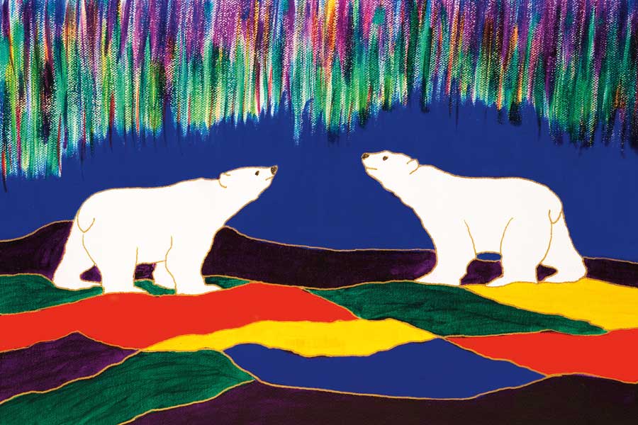 Sky Watchers by artist Dawn Oman