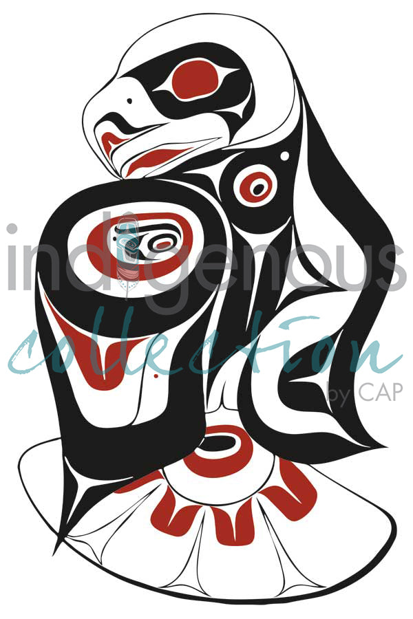 Haida Eagle Dancer by artist Del Russ