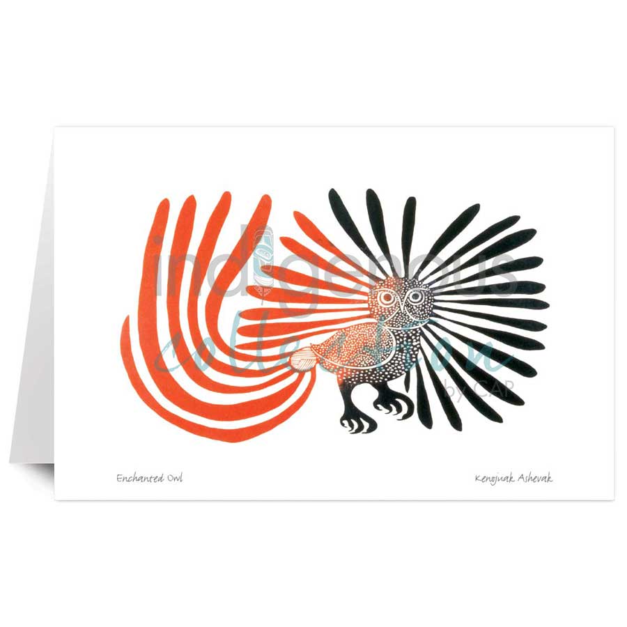 Enchanted Owl by artist Kenojuak Ashevak