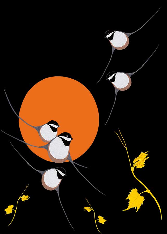 Harvest Flock by artist Rick Beaver