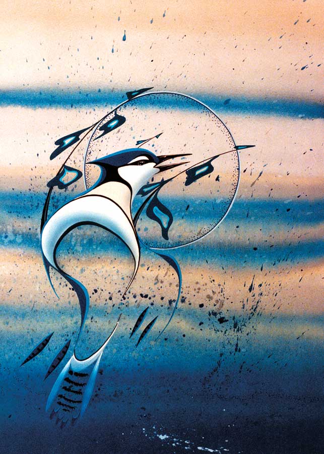 Forest Tattler by artist Rick Beaver