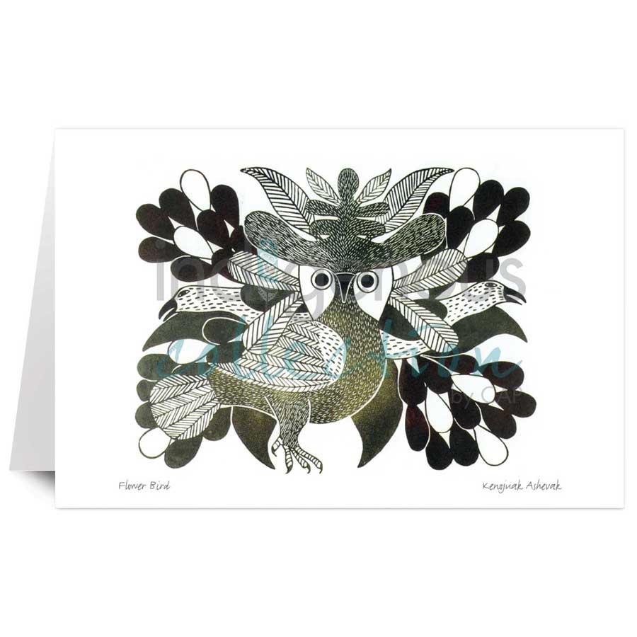 Flower Bird by artist Kenojuak Ashevak