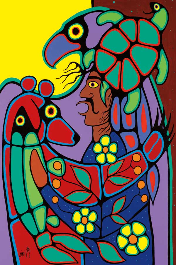 Medicine Man by artist Jim Oskineegish